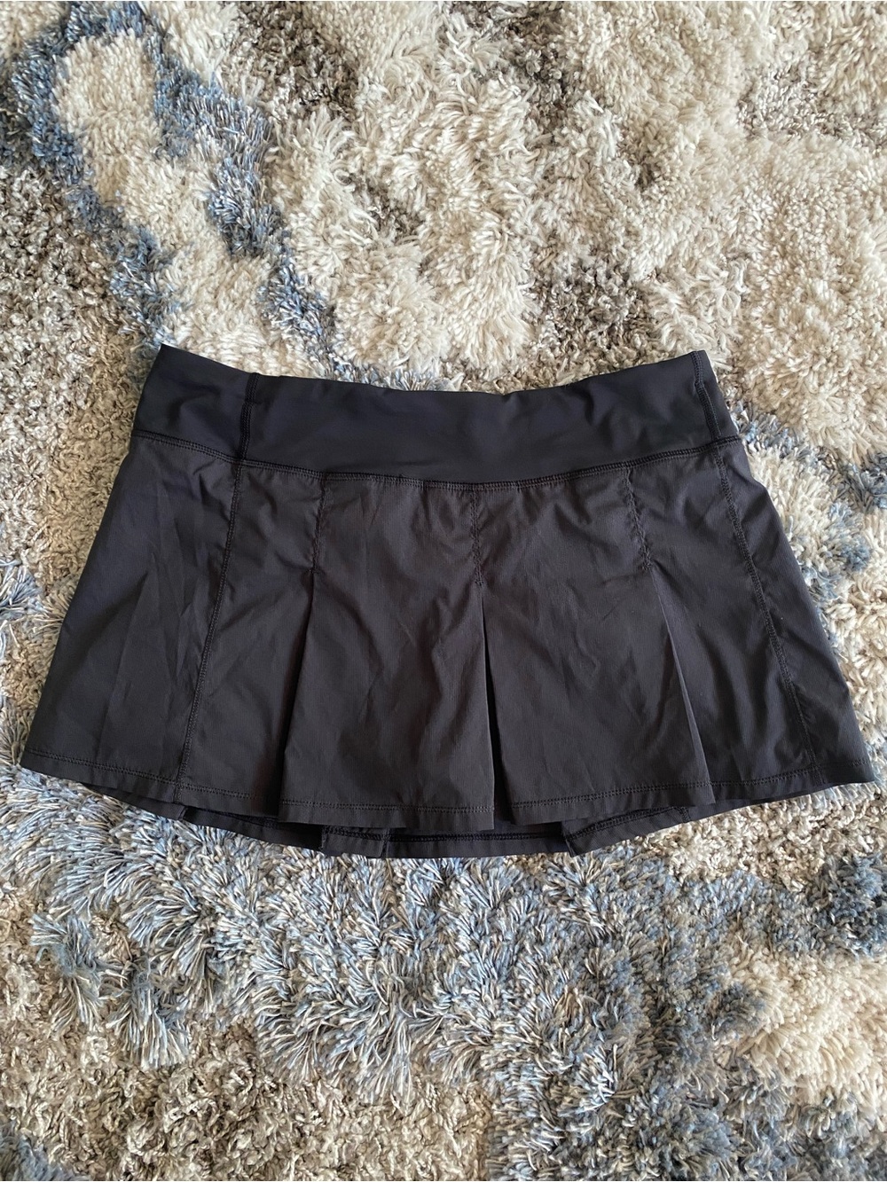 lululemon Black Pleated Athletic Skort